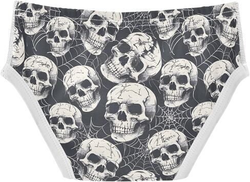 ALAZA Cotton Boys' Underwear Seamless Halloween Human Skulls Spider Web Boys Briefs Soft Toddler Underwear in Kuwait