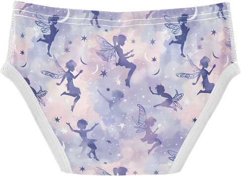 ALAZA Cotton Boys' Underwear Beautiful Fairy Girls with Moon Stars Boys Briefs Soft Toddler Underwear in Kuwait