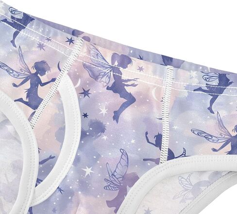 ALAZA Cotton Boys' Underwear Beautiful Fairy Girls with Moon Stars Boys Briefs Soft Toddler Underwear in Kuwait