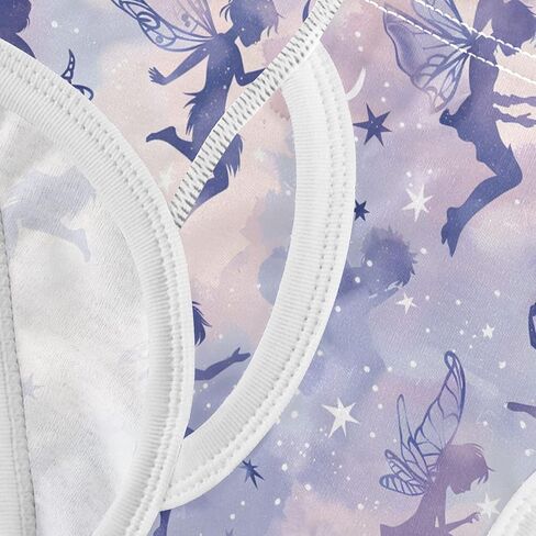 ALAZA Cotton Boys' Underwear Beautiful Fairy Girls with Moon Stars Boys Briefs Soft Toddler Underwear in Kuwait