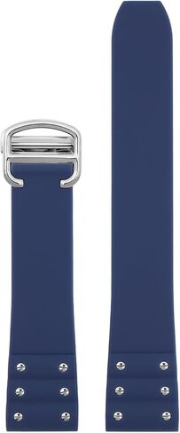 Compatible with the modified silicone WATCH BANDS strap and folding clasp for the Cartier Santos models WSSA0009 and WSSA0018/13. in Kuwait