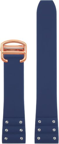 Compatible with the modified silicone WATCH BANDS strap and folding clasp for the Cartier Santos models WSSA0009 and WSSA0018/13. in Kuwait