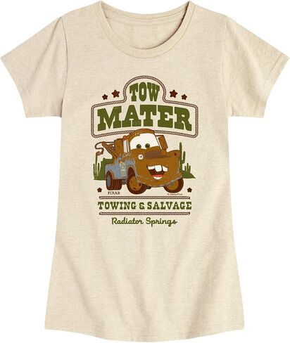 تي شيرت ديزني - Tow Mater Western - تي شيرت بأكمام قصيرة مناسب للفتيات الصغيرات in Kuwait