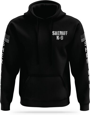 13Fifty 13FA SHERIFF K9 Reflective Utility Hoodie - High Visibility Safety Apparel - 100% Polyester Quick Dry Comfort in Saudi Arabia