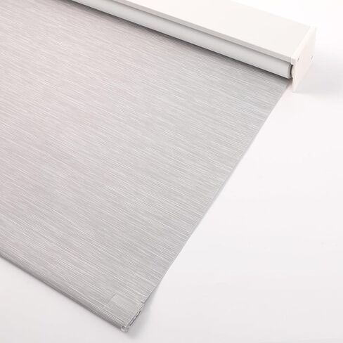 OCTO Cordless Blackout Roller Shades for Indoor Windows,Free-Stop Shade with Valance,Thermal Insulated Woven Fabric,UV Protection，Blinds for Home，Office，Easy to Install(72" H x 23" W, Grey) in Saudi Arabia