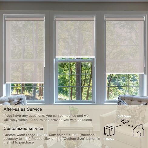 Light Filtering Roller Shades for Windows 5% Openness Solar Shades UV Protection Light Filtering Roller Blinds Thermal Insulated Solar Window Shades for Home Kichen Door,Beige,76" W x 60" H in Saudi Arabia