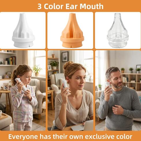 Ear Dryer – Portable Rechargeable Ear Drying Device with Adjustable Warm Air & Red LED Indicator Light for Quick Water Removal After Swimming & Shower, Ideal for Adults & Swimmers in Saudi Arabia