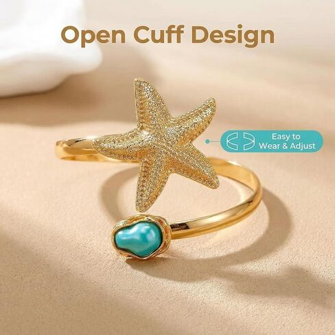 Arm Cuff, Arm Jewelry Gold Upper Arm Cuff Accessories, Adjustable Layered Arm Upper Minimalist Armlets for Women Boho Halloween Costume Accessories, Summer Beach in Saudi Arabia