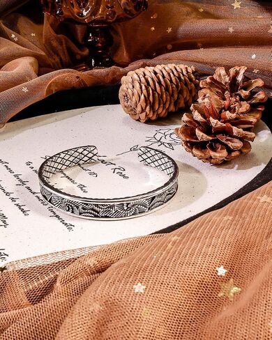Vintage Silver Bracelet for Women, Bohemian Engraved Wave Spiral Bangle, Adjustable Sterling Silver Plated Cuff Bangle Jewelry for Women in Saudi Arabia