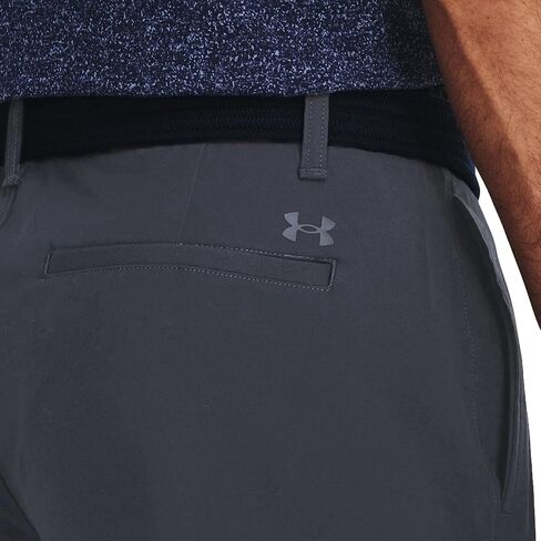 شورت جولف رجالي من Under Armour (درزة داخلية 10 بوصة) (as1، الخصر، Numeric_34، عادي، رمادي داكن 012) in Kuwait