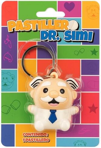 Doctor Pill Case Keychain – Portable Medicine Holder with Cartoon Design, Pocket Organizer for Vitamins or Pills in Kuwait