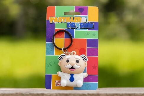 Doctor Pill Case Keychain – Portable Medicine Holder with Cartoon Design, Pocket Organizer for Vitamins or Pills in Kuwait