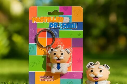 Doctor Pill Case Keychain – Portable Medicine Holder with Cartoon Design, Pocket Organizer for Vitamins or Pills in Kuwait