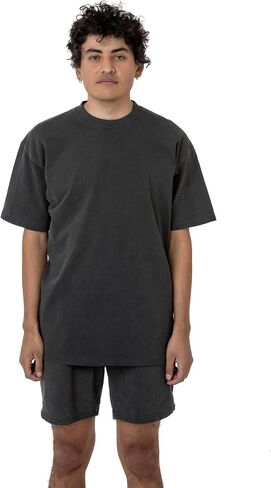 Los Angeles Apparel Heavy Fleece Sweat Short Vintage Black, XX-Large in Saudi Arabia