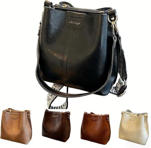 Crossbody Bags Purse for Women Trendy Vintage Travel Shoulder Bucket Bag Handbag Large Capacity Fashion Casual Outdoor in Saudi Arabia