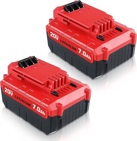 2Pack 7.0Ah 20V Replacement for Porter Cable 20V Battery Compatible with Porter Cable Battery 20V Lithium Battery PCC685L PCC680L PCC682L PCC685LP in Kuwait