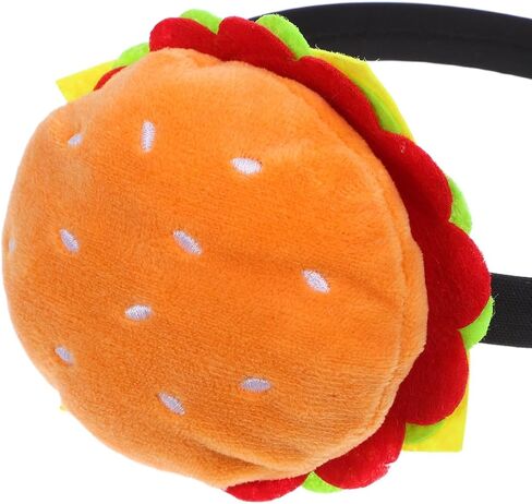 عصابة رأس IMIKEYA Burger: تزيين عصابة رأس الطعام للنساء والرجال - غطاء رأس مرح ومبتكر للحفلات الكرنفالية والمناسبات التنكرية in Kuwait