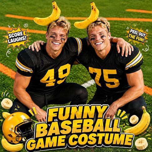 CZFDHP Banana Headband, Humorous Costume Accessories for Party Events, Comic Conventions and Themed Gatherings, Three-Piece Set with Two Headbands and One Pair of Earrings in Saudi Arabia