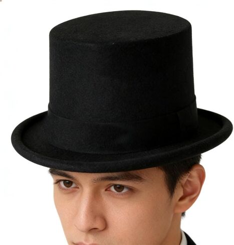 6 Pack Adults Top Hats Plastic Magician Hat Costume Hat Top Hat for women Stage Performance Party Cosplay Supplies in Saudi Arabia