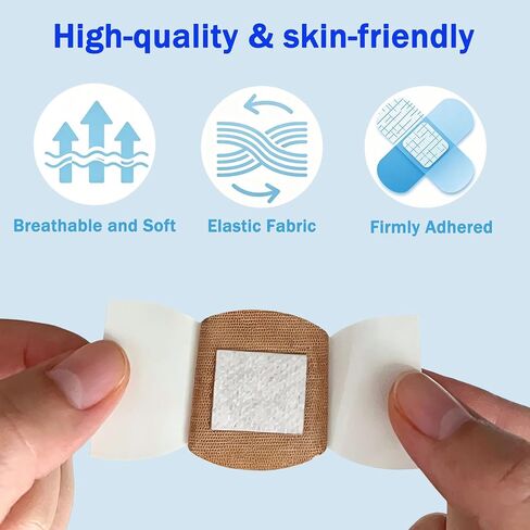 140pcs Small Round Bandage for Face Small Wound Protection Fabric Adhesive in Kuwait
