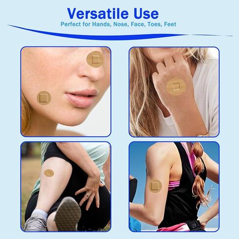 140pcs Small Round Bandage for Face Small Wound Protection Fabric Adhesive in Kuwait