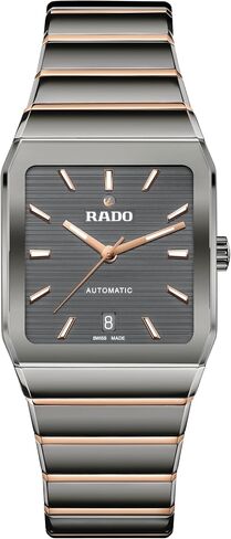 Rado - Anatom Automatic - للرجال - ساعة سويسرية - كريستال ياقوتي معدني - سوار سيراميك بلازما عالي التقنية وسيراميك عالي التقنية - أوتوماتيكي - 32.5 مم in Kuwait