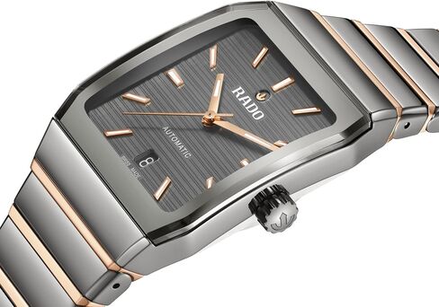 Rado - Anatom Automatic - للرجال - ساعة سويسرية - كريستال ياقوتي معدني - سوار سيراميك بلازما عالي التقنية وسيراميك عالي التقنية - أوتوماتيكي - 32.5 مم in Kuwait