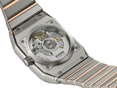 Rado - Anatom Automatic - للرجال - ساعة سويسرية - كريستال ياقوتي معدني - سوار سيراميك بلازما عالي التقنية وسيراميك عالي التقنية - أوتوماتيكي - 32.5 مم in Kuwait