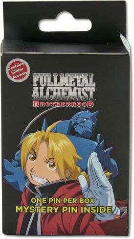 سلسلة Fullmetal Alchemist Brotherhood Mystery Enamel Pin Blind Box Series، إدوارد إلريك وألفونس إلريك، روي موستانج، روي موستانج وجان هافوك، جارتنر وروي موستانج، روي موستانج وريزا هوك، أو شعار العنوان in Kuwait