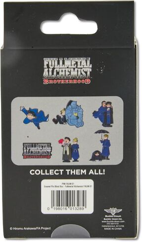 سلسلة Fullmetal Alchemist Brotherhood Mystery Enamel Pin Blind Box Series، إدوارد إلريك وألفونس إلريك، روي موستانج، روي موستانج وجان هافوك، جارتنر وروي موستانج، روي موستانج وريزا هوك، أو شعار العنوان in Kuwait
