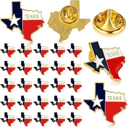 Texas State Lapel Pins Bulk, State Shape Flag Texas Themed Souvenir Gifts, Metal Texas Map Flag Pins for Patriotic Traveler Men Women Clothes Backpack Hat in Saudi Arabia