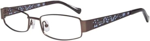 Lucky Brand Unisex Brown Square Eyeglass Frames IVYBRO51 in Saudi Arabia