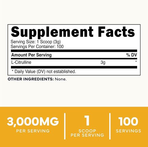 Type Zero L-Citrulline Base Powder, 3,000mg Per Serving - 100 Servings in Saudi Arabia