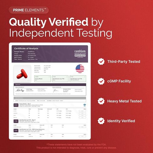مكمل أوروليثين مع NAD+، ريسفيراترول، CoQ10 وPQQ، تركيبة عالية الفعالية 5 في 1 لطول العمر، دعم الميتوكوندريا لشيخوخة صحية، طاقة وقوة العضلات، 120 كبسولة هلامية - كمية تكفي لمدة شهرين in Kuwait