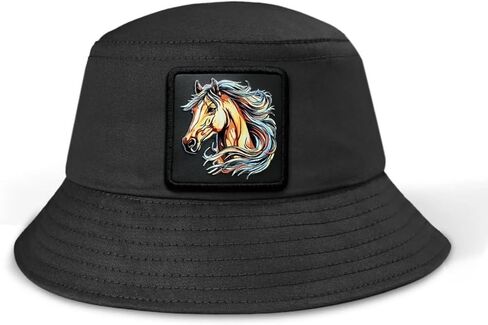 Bucket Hat for Men Women, Interchangeable Patch Sun Hat Adjustable Lightweight Packable in Saudi Arabia