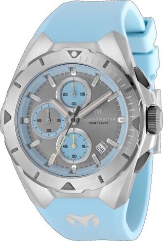 TechnoMarine Ocean Men 41.30mm Stainless Steel Steel Grey+Greyish Blue dial VD57 Quartz in Kuwait