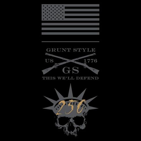 Grunt Style Happy Christmas America - تي شيرت برسومات أمريكية وطنية - تي شيرت رجالي بأكمام قصيرة in Kuwait