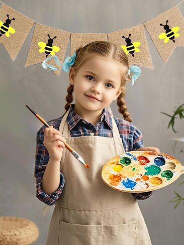 DIY 50 Banner Kit مع 49 خطابًا ، تصنع لافتة الخيش الشخصية الخاصة بك مع رسائل أبجدية للاستخدام اليومي استحمام الأطفال حفلات زفاف ريفي أعياد الميلاد حفلات العطل in Kuwait