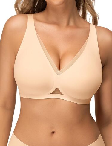 Wireless Jelly Bras for Women Seamless Push Up Bra No Underwire Comfortable Bralette Tshirt Bras in Saudi Arabia