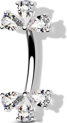 Melighting 16G حلقة الحاجب Rook Piercing Jewelry Gold، 6/8 مم مجوهرات الحاجب الفولاذ المقاوم للصدأ 316L مع دمعة تشيكوسلوفاكيا، الحد الأدنى من الفضة حلق هيليكس للارتداء اليومي in Kuwait