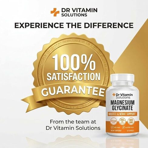 Magnesium Glycinate 200mg High Absorption Chelated Magnesium Supplement for Sleep, Stress, Muscle & Nerve Support, Calm & Relaxation - Vegan, Non-GMO, Gluten & Soy Free - 120 Capsules 4 Month Supply in Saudi Arabia