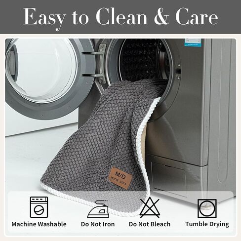 Couch Covers for Sofa, Non Slip Couch Covers for Dogs, Funny Fuzzy Sofa Cover Washable, Non Slip Sofa Slipcovers Furniture Protector for L Shaped(1PC,Dark Grey,36"×71") in Saudi Arabia