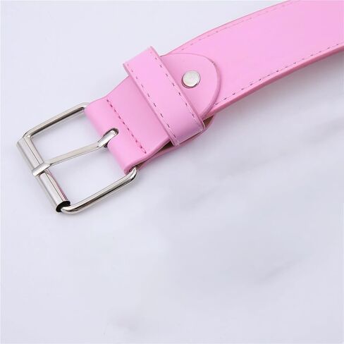 Punk Metal Belt Bullet Rivet Gothic Studded Belt Stud Waist Belt Scene Emo Pink Hip Hop Grommet Leather Belts in Saudi Arabia