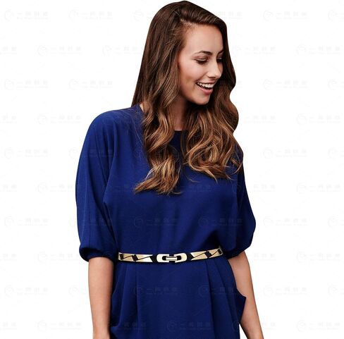 YooAi Womens Dress Belt Skinny Elastic Waist Belt with Gold Buckle for Dresses Jeans Pants Outfit River 88 XL in Saudi Arabia