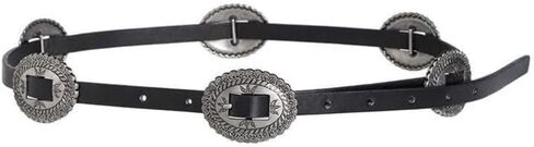 Womens Western Concho Belt Cowgirl Country Belts Faux Leather Thin Belts For Dresses Jeans Nashville Concert Outfits in Saudi Arabia