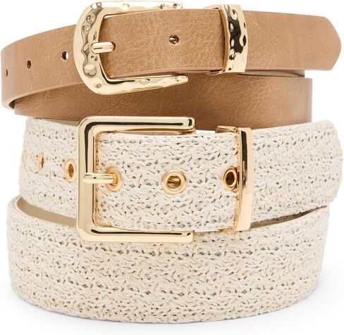 حزام بنطال Everday Neutral 2 for 1 للسيدات من Steve Madden in Kuwait