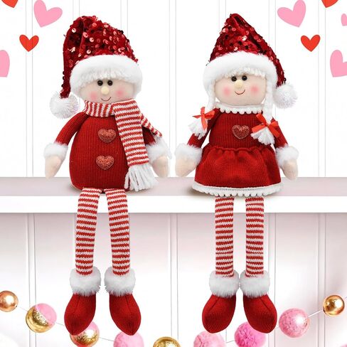 nuvagiki 2 Pack Spring Gnome Decor, Shelf Sitter Lavender Plush Gnome Figurines, Spring Summer Rustic Farmhouse Purple Tiered Tray Tabletop Decorations for Home Kitchen, Gifts for Women in Saudi Arabia