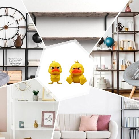 2-Pack Funny Angry Duck Figurines – Cute Angry Yellow Duck Desk Decor, Office Desk Toy & Multi-Scene Ornaments for Home, Duck Decoration for Computer, Car & Dorm, 3D Printed Duck in Saudi Arabia