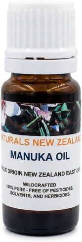 High Triketone Manuka Essential Oil 10ml (0.34 fl oz) | 32.6% Triketones, 100% Pure New Zealand Manuka Oil, Steam Distilled, Aromatherapy & DIY Skincare in Kuwait