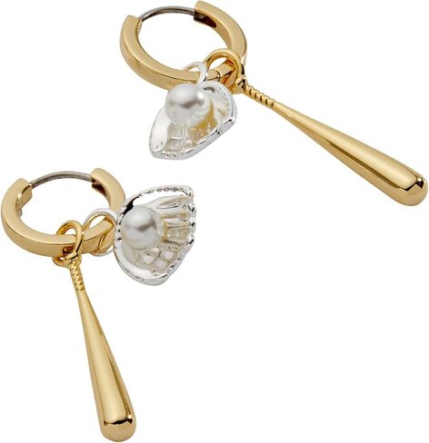 Alex and Ani Baseball Duo Charm Hoops، نحاس ذو لونين in Kuwait
